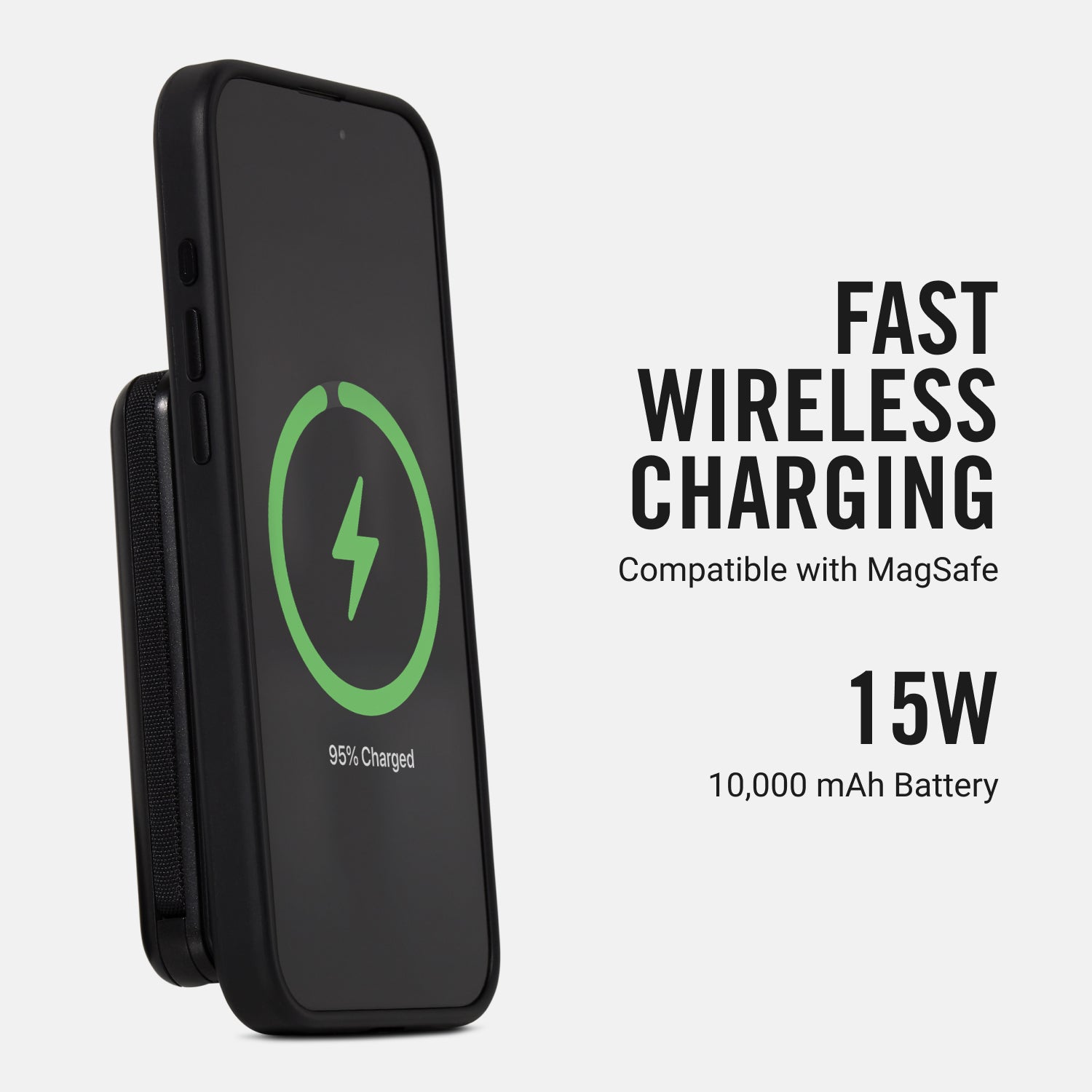 Magnetic Power Bank - Matte Black