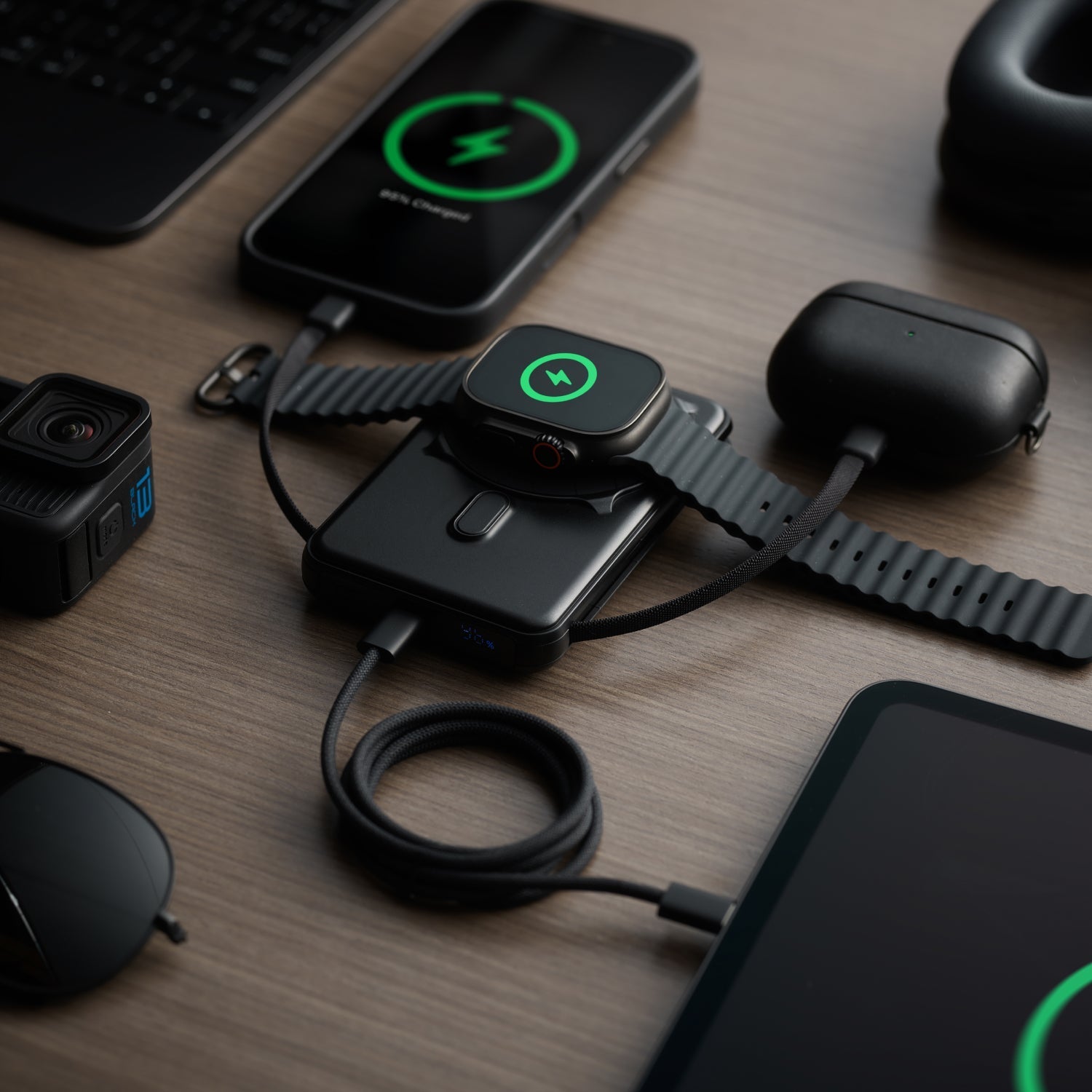 Magnetic Power Bank Bundle (3-Pack) - Matte Black