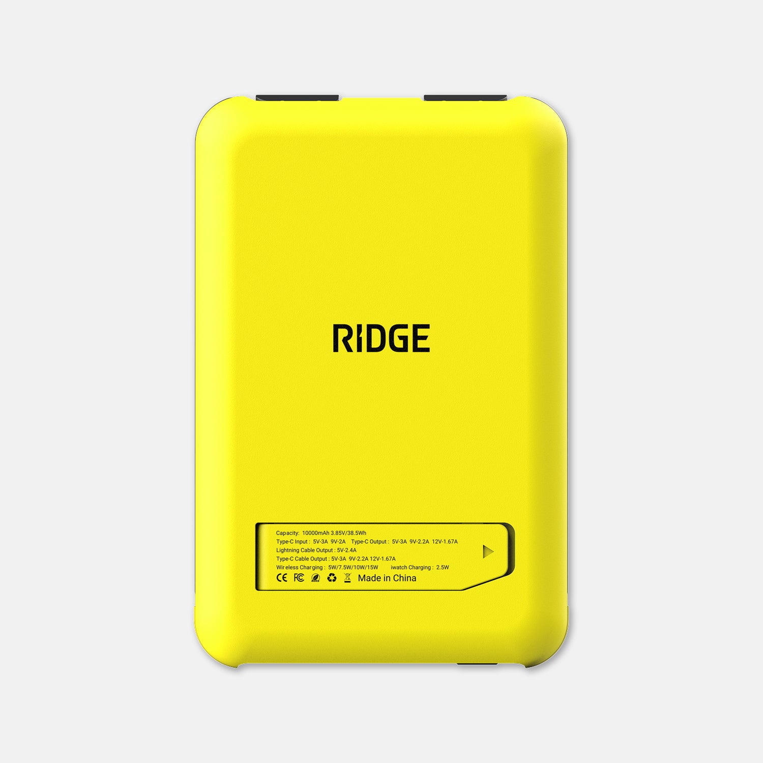 Magnetic Power Bank - Hyper Lime