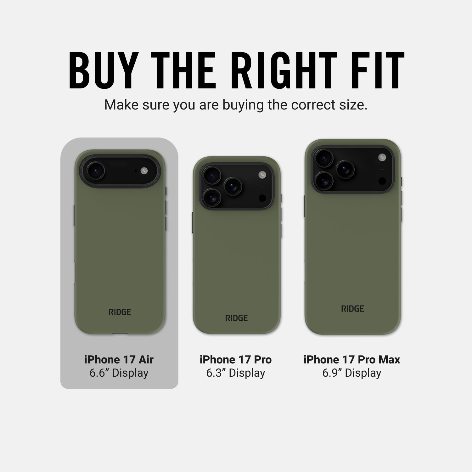 Everyday Phone Case - iPhone Air - Matte Olive